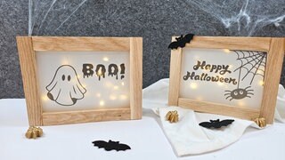 Beleuchteter Rahmen für Halloween