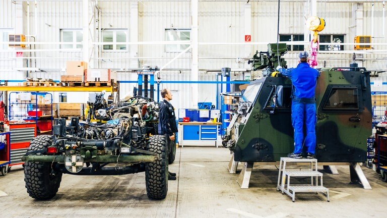 In Kaiserslautern baut General Dynamics militärische Brückensysteme