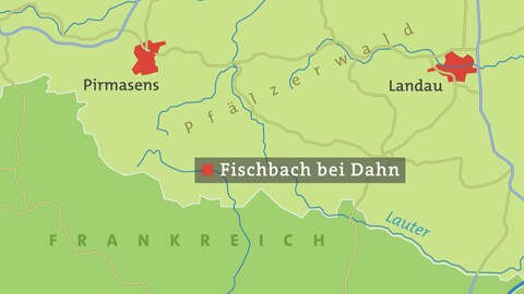 Karte von Fischbach