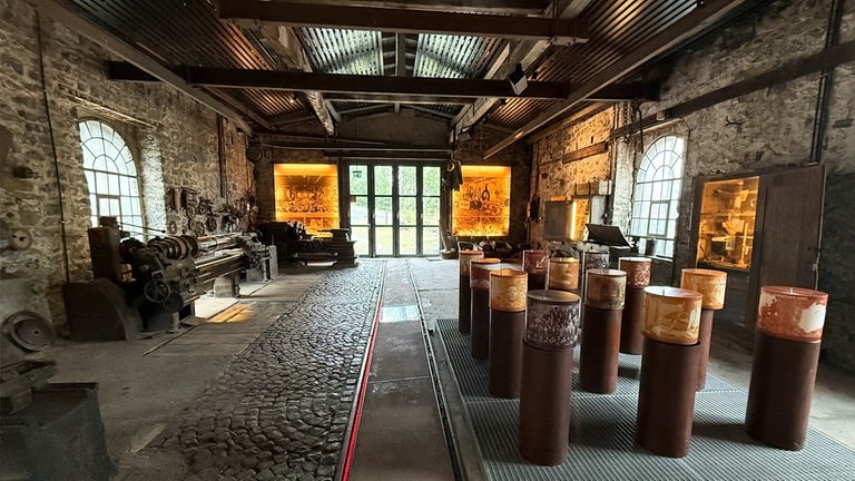 Museum in der alten Schmiede und alten Werkstatt des Stöffelparks