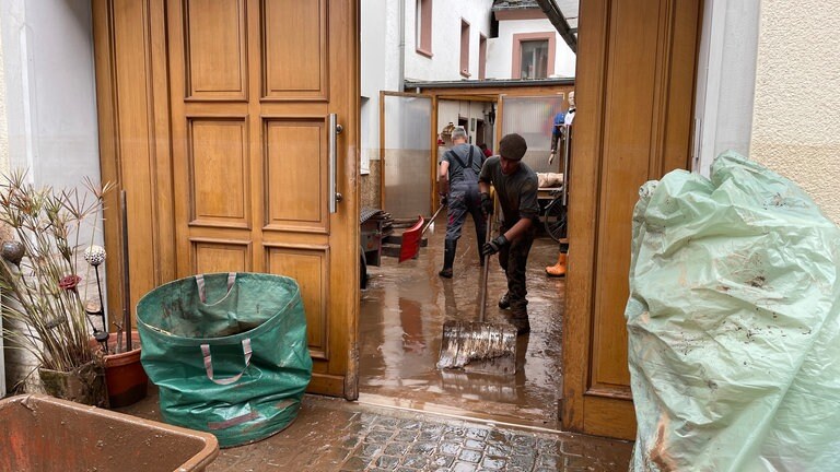 Aufräumarbeiten in Ehrang gehen weiter
