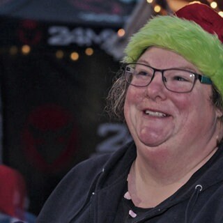 Stefanie Mathenia hat den Weihnachstmarkt der Nachbarschaft in Frei-Weinheim ins Leben gerufen