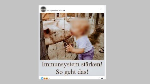 Ein Facebook-Post von Wolfram S. aus Ettlingen. Er ist Angeklagter im "Reichsbürger-Prozess" in Stuttgart.