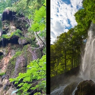 Collage Uracher Wasserfall