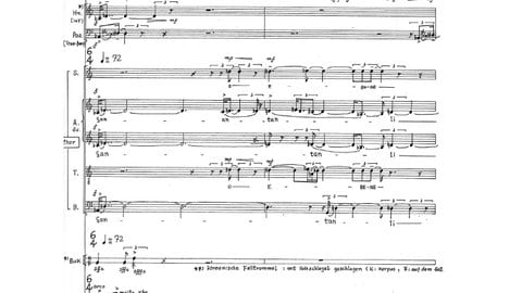 "HWANG-TO  Gelbe Erde", Partitur S. 1