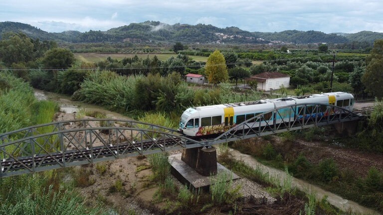 Brücke über einen Nebenarm des Alfaios bei Olympia