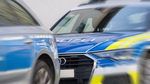 Nahaufnahme eines Polizeiautos 