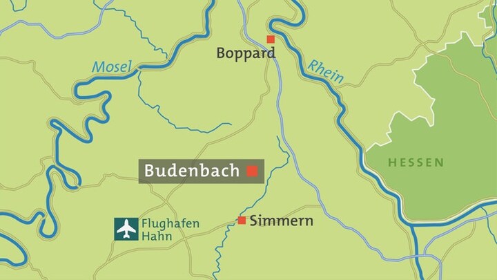 Hierzuland Budenbach, Karte