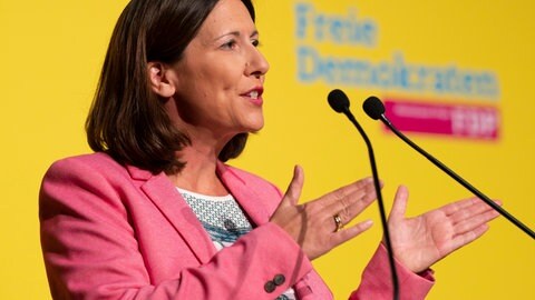 Daniela Schmitt, rheinland-pfälzische Wirtschaftsministerin und FDP-Politikerin. 