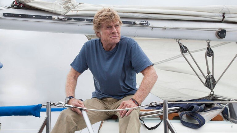 Robert Redford in "All Is Lost"