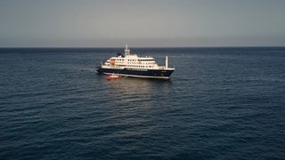 Das Kreuzfahrtschiff "MV Hondius". Auf diesem Schiff ist das Hantavirus ausgebrochen. Seitdem sind viele Reisende verunsichert.