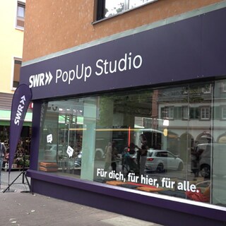 Start des SWR-PopUp-Studios in der Mainzer Innenstadt