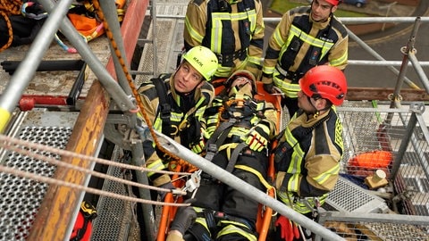 Die Freiwillige Feuerwehr Idar-Oberstein: Rettung aus fast 40 Metern Höhe