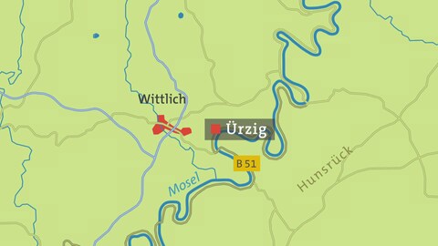 Karte von Ürzig