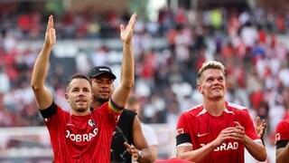 Christian Günter, Matthias Ginter und Noah Atubolu - ehemalige Freiburger Fußballschüler