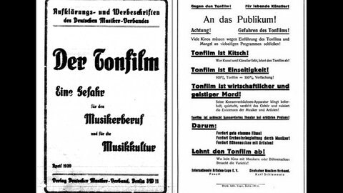 Kampagne gegen den Tonfilm um 1930