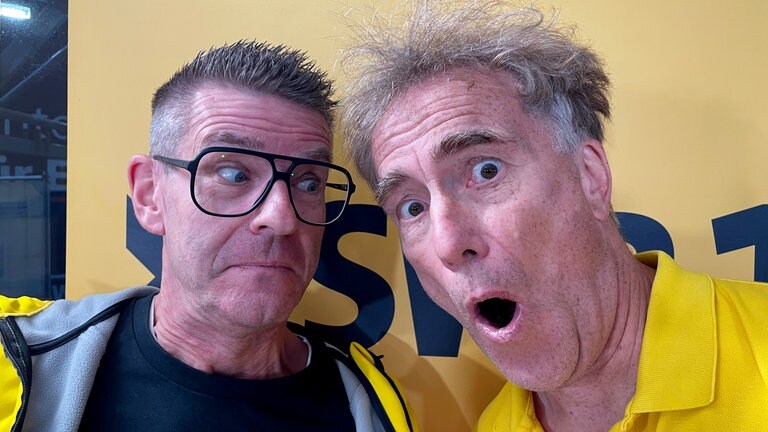 ... im Inneren hat der Hitparaden-Wahnsinn gleich zwei Namen: Frank Jenschar und Hanns Lohmann.