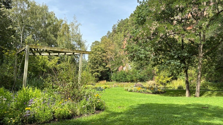 Grünfläche auf der Gartenschau in Kaiserslautern.