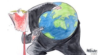 Karikatur von US-Karikaturistin Ann Telnaes