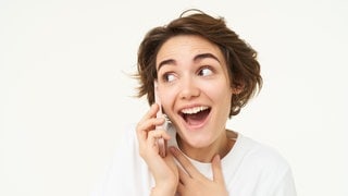 Lachen macht positive Energie | So funktioniert das Lachtelefon: Anrufen und loslachen!