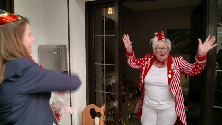 Hierzuland Weitersburg Karneval an der Haustür
