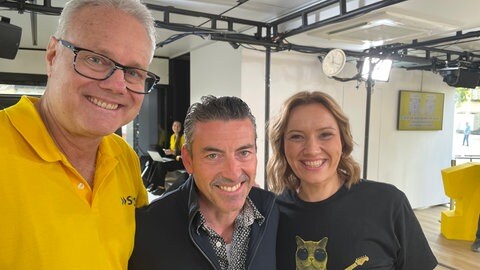 Oliver Heydenreich mit Steffi Stronczyk und Michael Lueg.