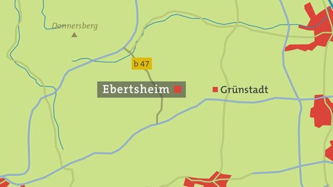 Karte von Ebertsheim
