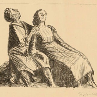 Ernst Barlach, Liebespaar, 191718
