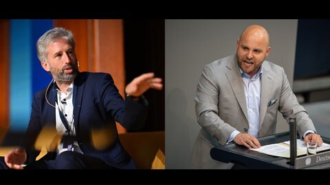Boris Palmer, der Oberbürgermeister von Tübingen (parteilos), und Markus Frohnmaier, der Landesvorsitzende der AfD. 
