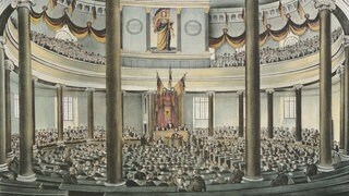 Verfassunggebende Nationalversammlung in der Frankfurter Paulskirche 1848