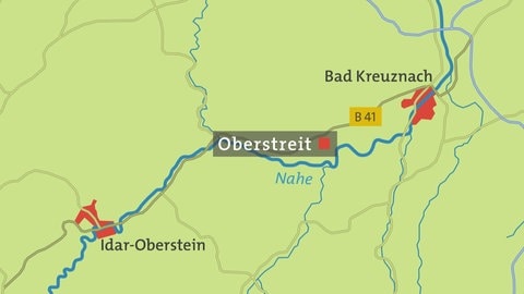 Karte Oberstreit