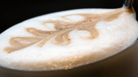 Latte Macchiato Schaum