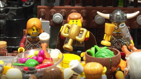 Tonnenweise LEGO-Steine sind in der Ausstellung "Faszination LEGO" im Kloster Schussenried verbaut.