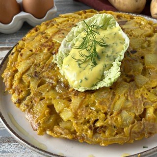 Kartoffel-Tortilla mit Kräuter-Aioli
