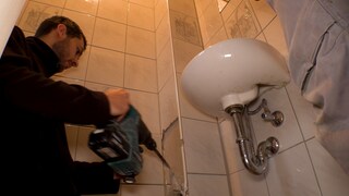 Wasserrohrbruch bei den Zeilfelders.