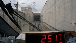 Nach dem Einsturz des Tunnel Rastatt finden auf der neuen Bahnstrecke Testfahrten statt.