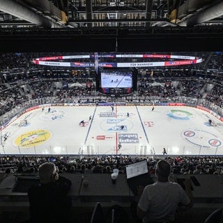 Die Eisfläche in der Mannheimer SAP Arena