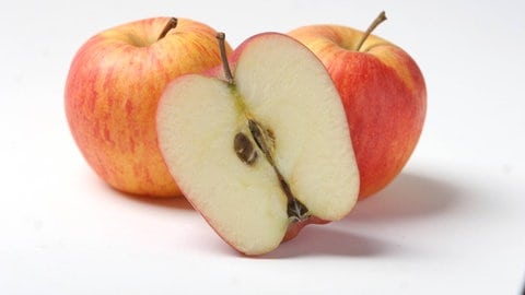 aufgeschnittener Apfel