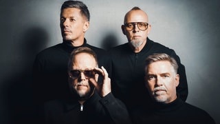 Die Bandmitglieder der «Fantastischen Vier» Smudo, Andreas Rieke (unten, l-r), Michael Beck und Thomas D (oben, l-r). 