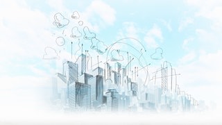Eine technische Skizze einer Stadt mit Hochhäusern. Der 50. Erfindersalon in Genf öffnet seine Türen. Zeit für eine Bestandsaufnahme: Wie innovativ ist Deutschland wirklich?