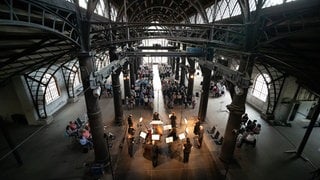 RheinVokal 2021: Konzert in der Sayner Hütte (Ansicht aus der Vogelperspektive)