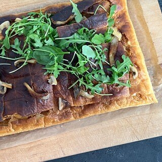 Pilzragout im Schlafrock