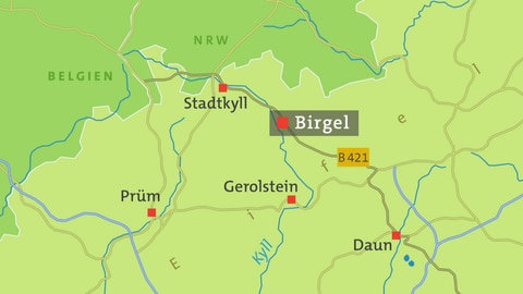 Karte von Birgel