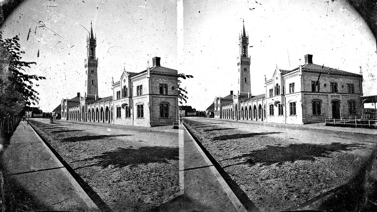 Bahnhof Konstanz im 19. Jahrhundert