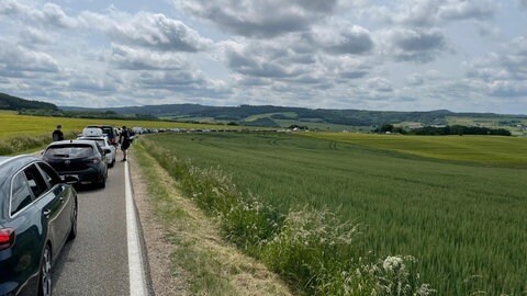 Kilometerlange Staus am ersten Anreisetag zu Rock am Ring.