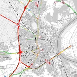 Die B9 rund um Speyer ist gesperrt