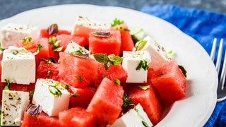 Wassermelone-Feta-Salat