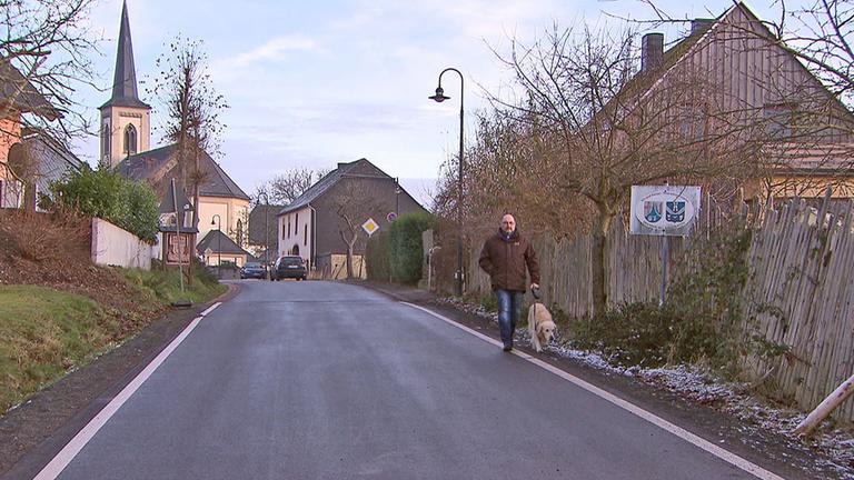 Grenzstraße in Heidenburg