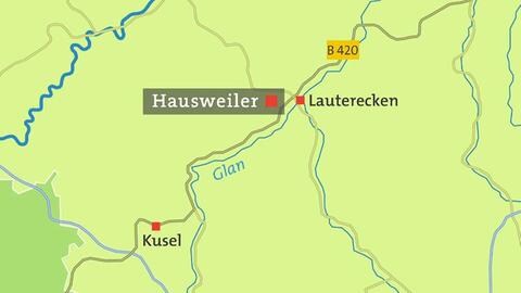 Karte von Hausweiler