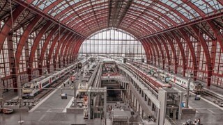Bahnhofshalle des Antwerpen Centraal